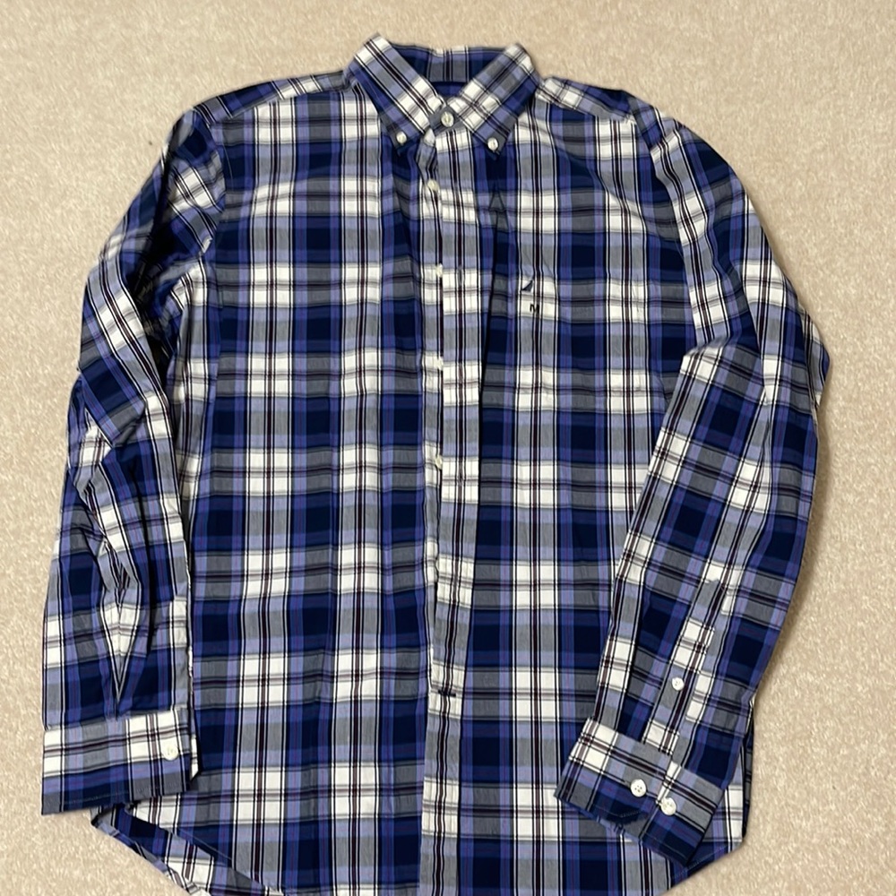 Mens NWT Nautical button down shirt. Medium
